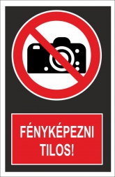 Fényképezni tilos! (álló)