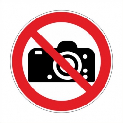 Fényképezni tilos! (piktogram)